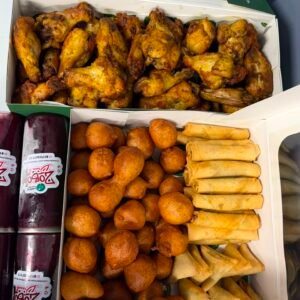 Platter package with 5 Zobo Drinks