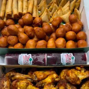 Supreme treats with 2 Zobo Drink